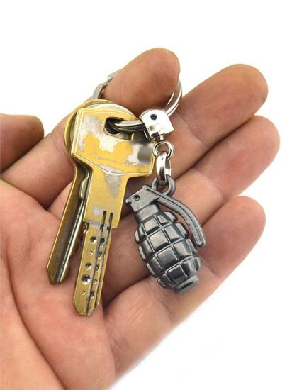 El Bombası Grenade Anahtarlık - Mat Siyah