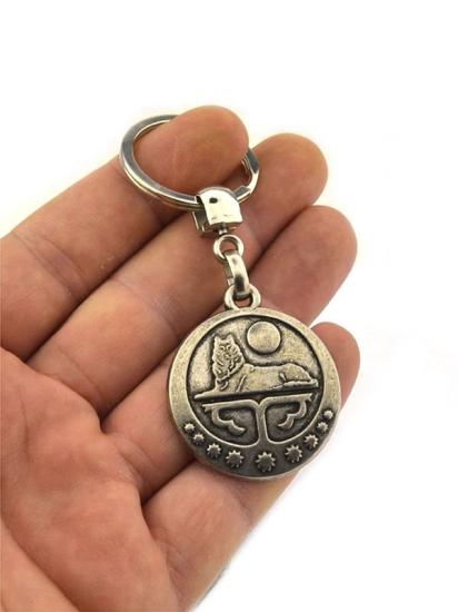 Çeçen Kültürünü Yansıtan Özel Tasarım Zamak Metal Anahtarlık