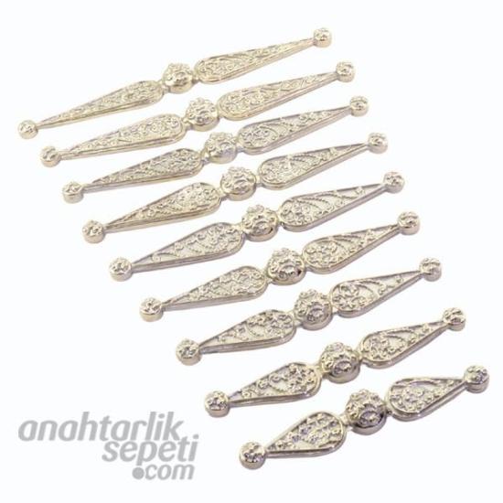 Bayan Düğmesi Hoşkan Zamak Modeli (Gümüs Görümünlü)