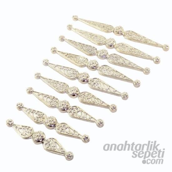 Bayan Düğmesi Hoşkan Zamak Modeli (Gümüs Görümünlü)