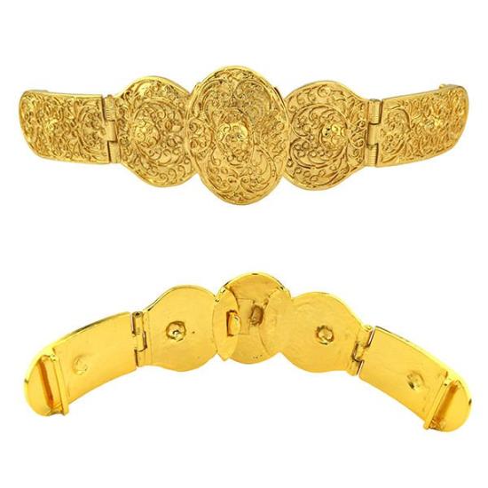 Bayan Kemer Tokası - Hoşkan Zamak Versiyon (Gold Görünümlü)