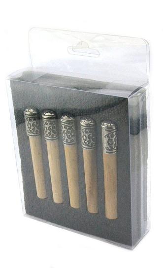 Kafkas Fişeklik-Hazer Çocuk Modeli | Nikel-Oksit Kaplama | 70 mm Ahşap-Metal