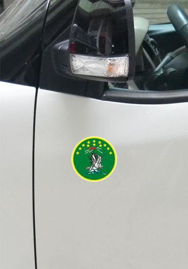 Nart Sosruko Color Sticker Etiket Yeşil - 9 cm