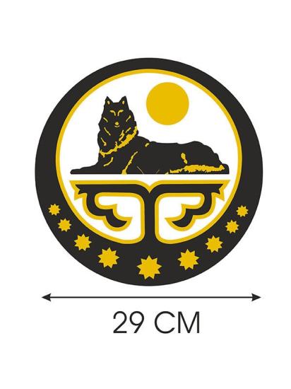Çeçen Borz Logo Etiket - 29 cm