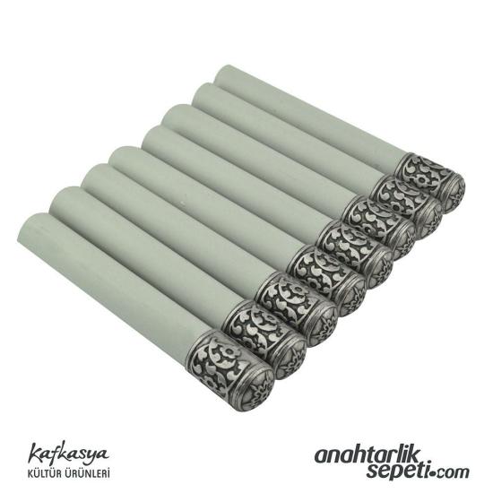 Kafkas Fişeklik Hazer - 16 Adet/Kutu | Nikel Oksit Kaplama | 105 mm Plastik-Metal