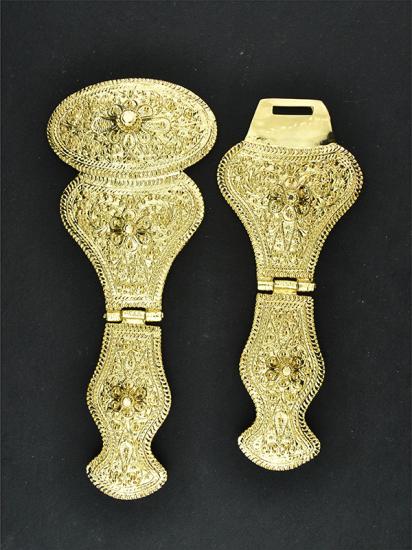 Kafkas Kuban Gold Görünümlü Kemer Tokası – Zamak Metal, Özel MDF Hediye Kutusu