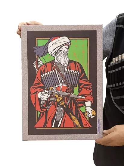Kizbech Tuval Tablo 35x50 Cm - Kafkas Efsaneleri | Kafkas Vakfı Resmi Lisanslı Ürün