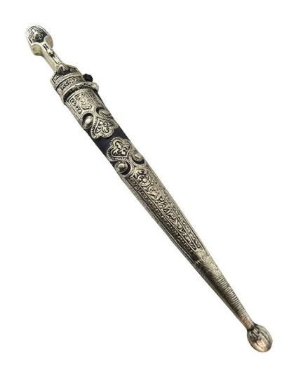 Klasik Kafkas Kaması (Gösteri-Maket) | 42 cm Alüminyum Dekoratif Kama | Kafkas Motifli