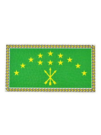 Adige Çerkes Bayrak - Cırt - Patch - Peç - Arma - 8,5x4,5 Cm