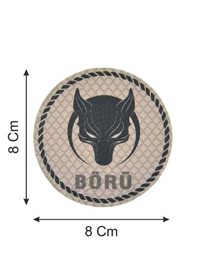 BÖRÜ - Cırt - Patch - Peç - Arma - 8 cm