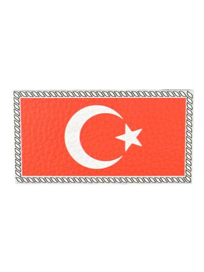 Türkiye Bayrak Dikdörtgen - Cırt - Patch - Peç - Arma - 8.5 x 4.5 cm