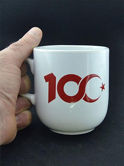Cumhuriyet 100. Yıl Baskılı Seramik Kupa Bardak
