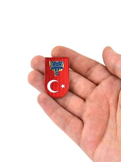 Ay Yıldız Kurt Şarjör Kapağı Sticker Etiket 2,5 cm x 4 cm