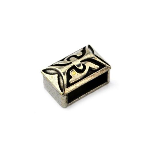 Klasik Kafkas Kemeri Köprüsü | Zamak Nikel Oksit Kaplama | 1.7x0.6 cm Delik Ölçülü