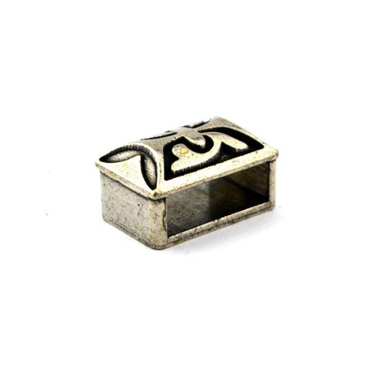 Klasik Kafkas Kemeri Köprüsü | Zamak Nikel Oksit Kaplama | 1.7x0.6 cm Delik Ölçülü