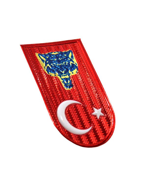 Ay Yıldız Kurt Şarjör Kapağı Sticker Etiket 2,5 cm x 4 cm