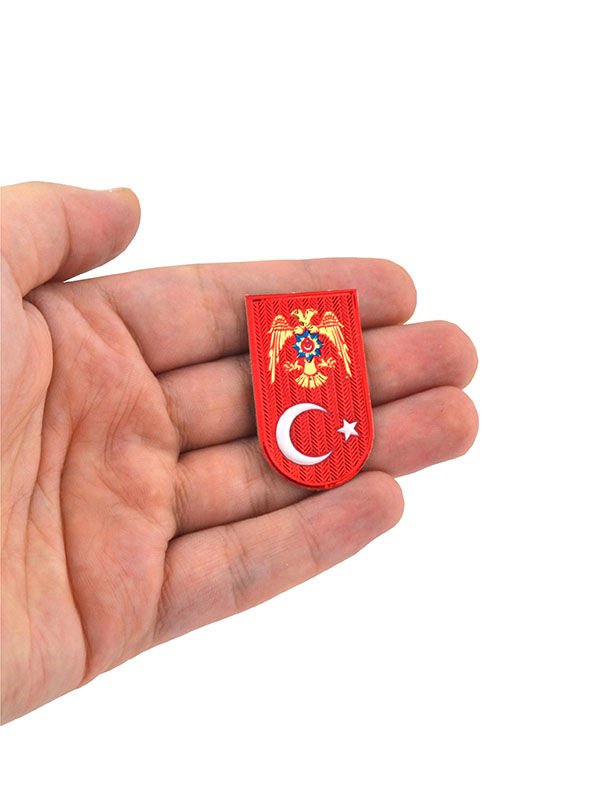 Ay Yıldız Polis Şarjör Kapağı Sticker Etiket 2,5 cm x 4 cm