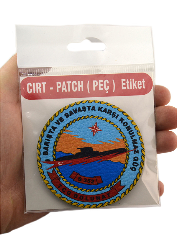 TCG Dolunay - Cırt - Patch - Peç - Arma - 8 cm