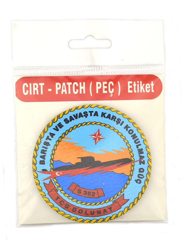 TCG Dolunay - Cırt - Patch - Peç - Arma - 8 cm