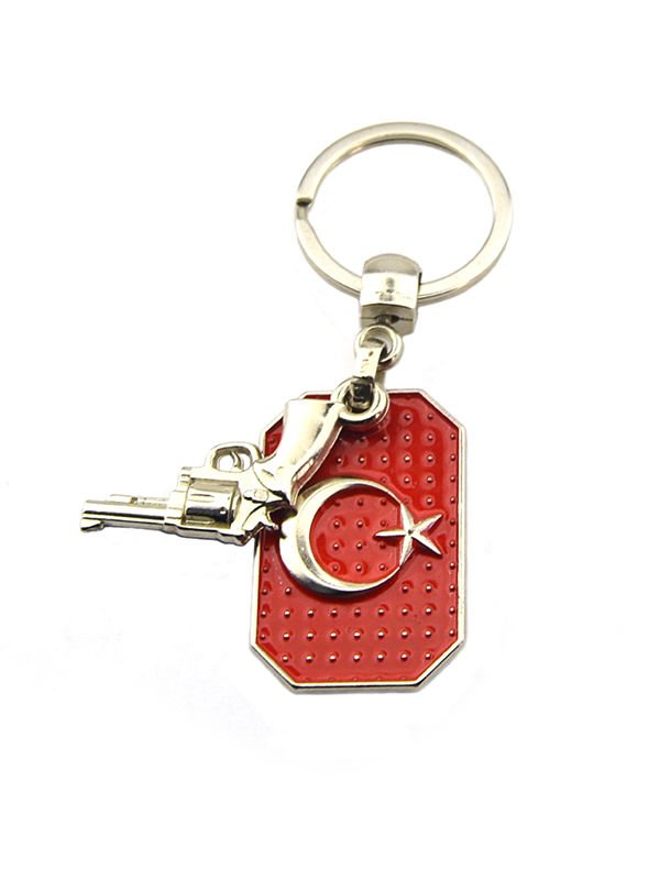 Ay Yıldız Künye - Toplu Tabanca Anahtarlık