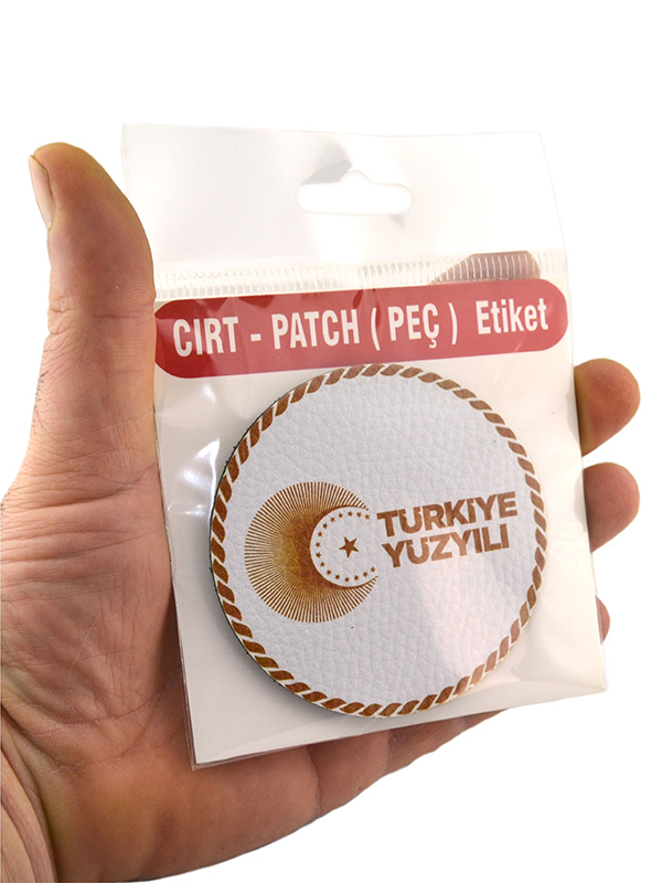 Türkiye Yüzyılı - Cırt - Patch - Peç - Arma - 8 cm