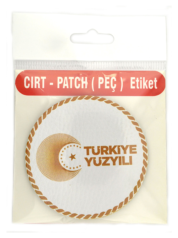 Türkiye Yüzyılı - Cırt - Patch - Peç - Arma - 8 cm